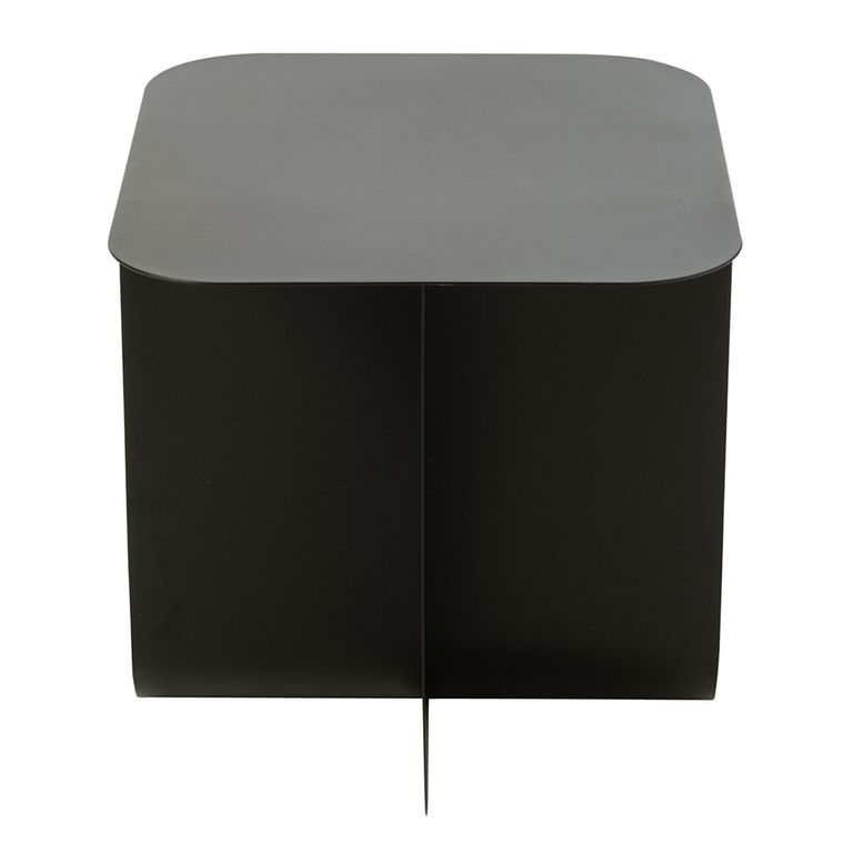 Side Table - Square - Black - Metal