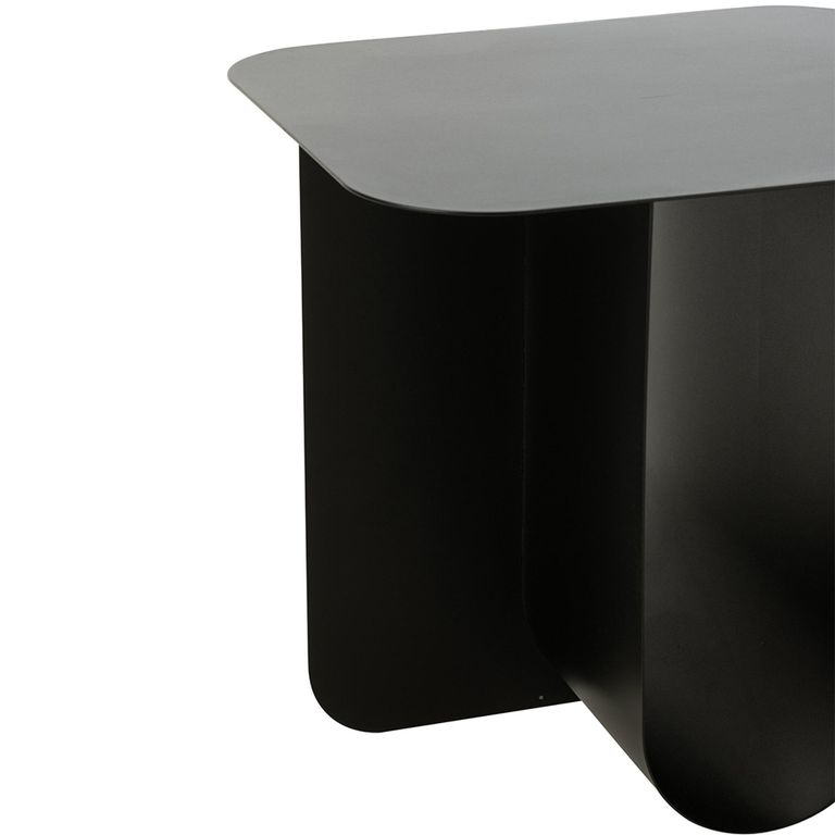 Side Table - Square - Black - Metal