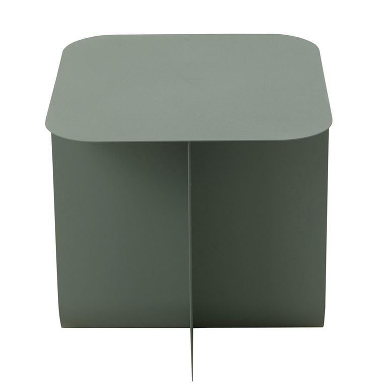 Side Table - Square - Green - Metal