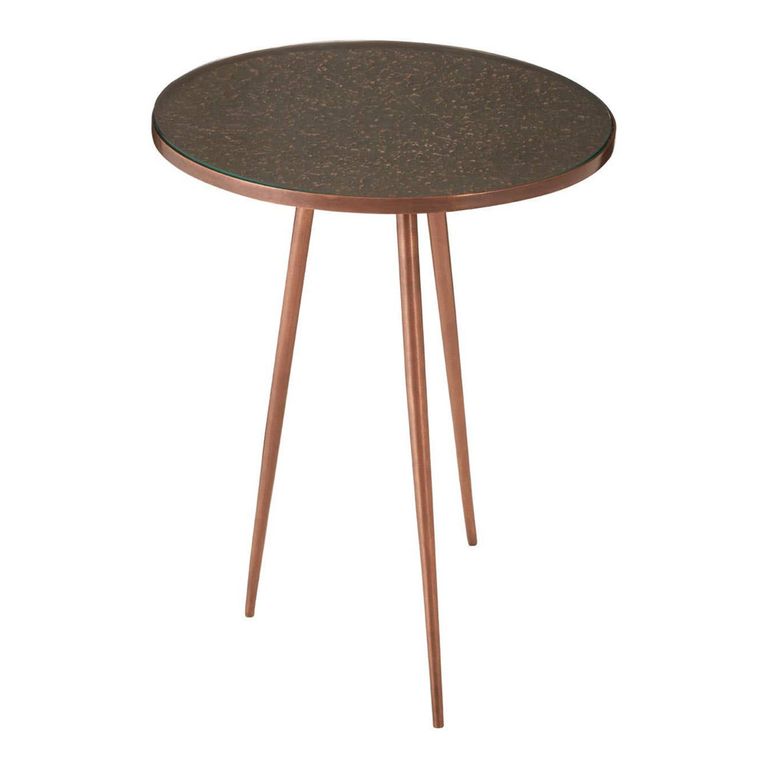 Akola Side Table - Copper - Round