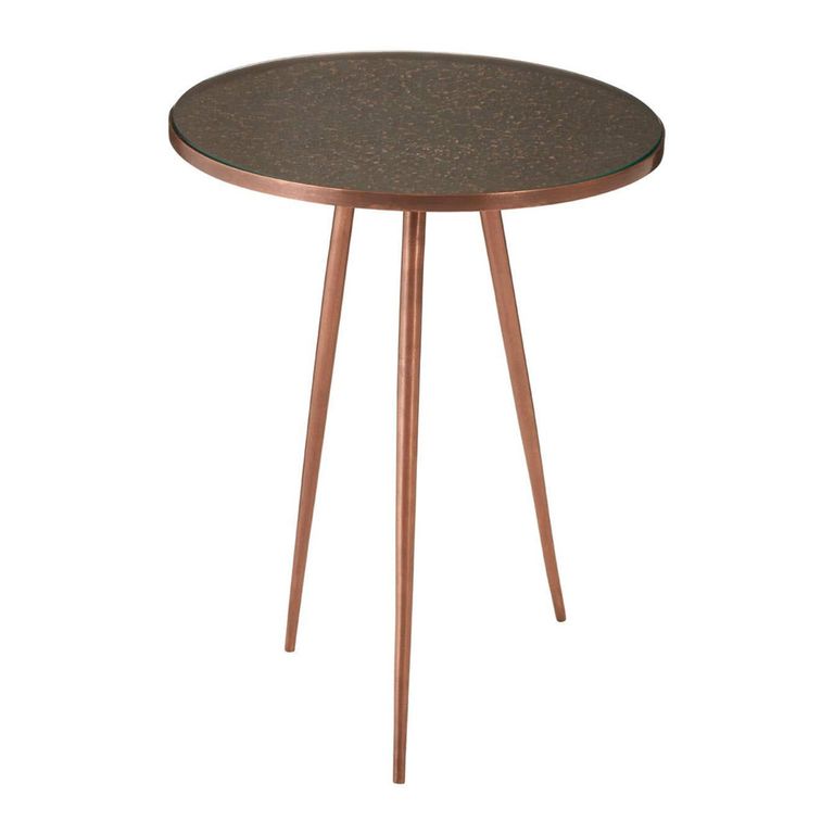 Akola Side Table - Copper - Round