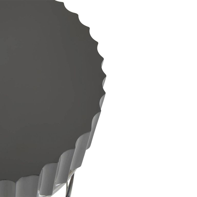 Genoa Side Table - Round - Grey