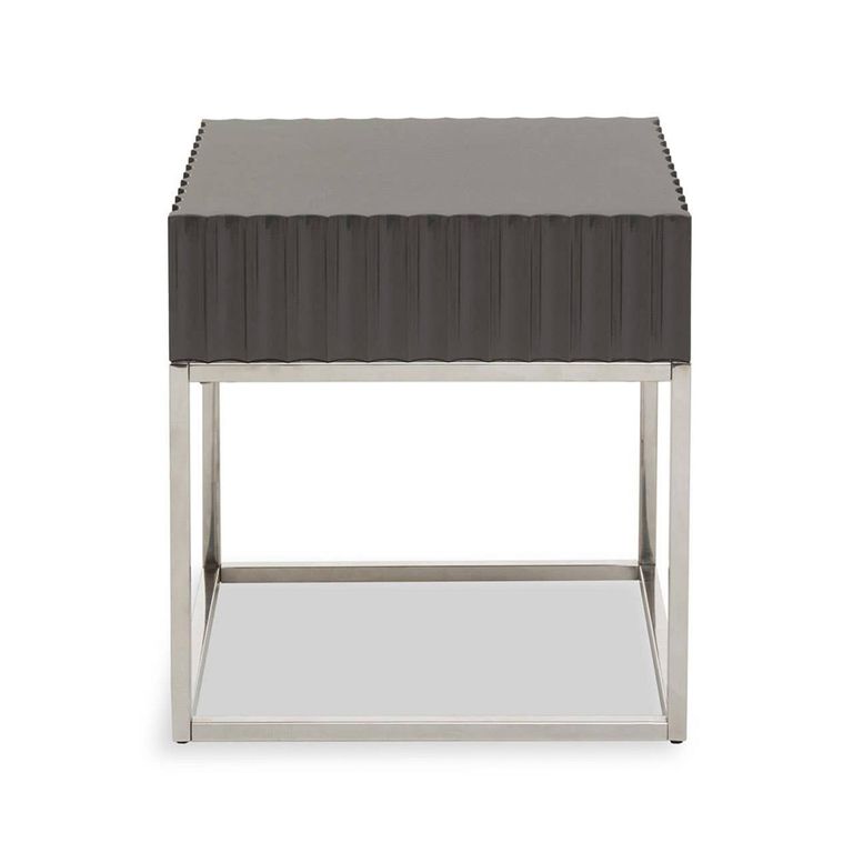 Genoa Side Table - Square - Grey