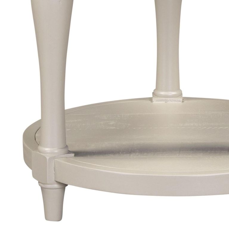 Chateau Side Table - Round - Grey Painted - Pine