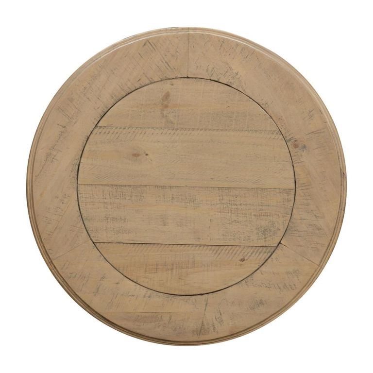 Chateau Side Table - Round - Natural - Rustic Pine
