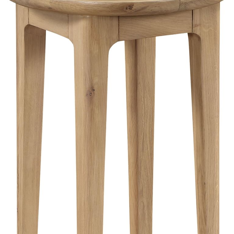 Cotswold Oak Lamp Table - Round - Natural