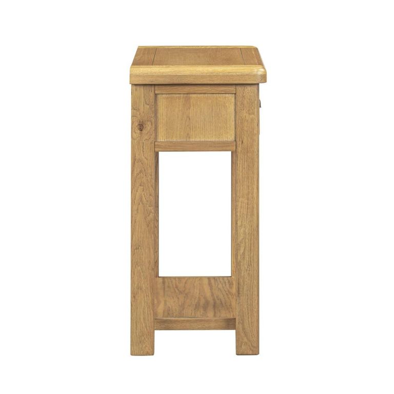 Dorchester Telephone Table - 1 Drawer - Rustic Oak