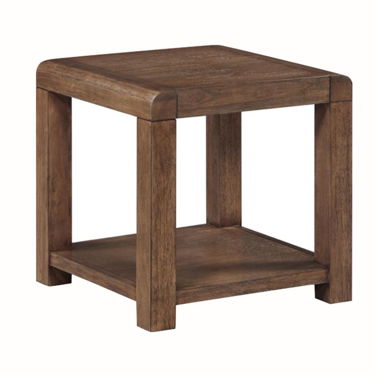 Oakridge End Table - Square - Dark Oak