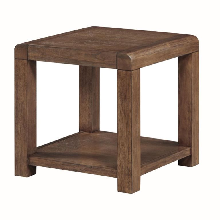 Oakridge End Table - Square - Dark Oak