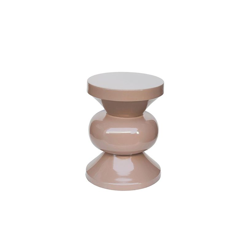 Brix Ole Side Table - Round - Vintage Pink - Metal