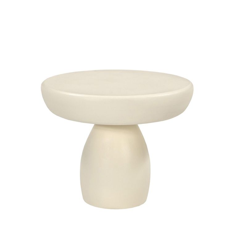 Brix Dune Side Table - Round - Sandy - Concrete