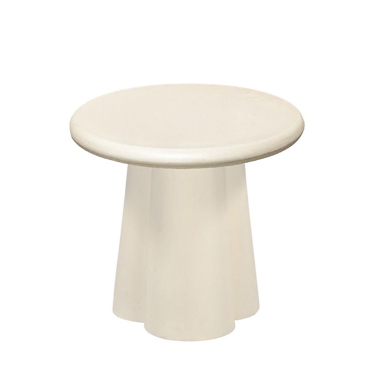 Brix Clubs Side Table - Round - Sandy - Concrete