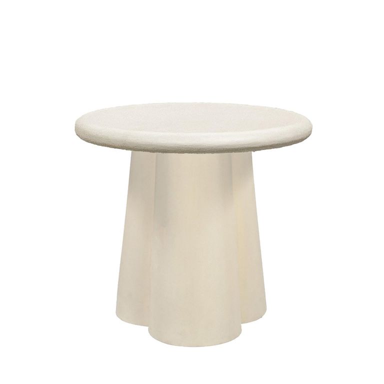 Brix Clubs Side Table - Round - Sandy - Concrete