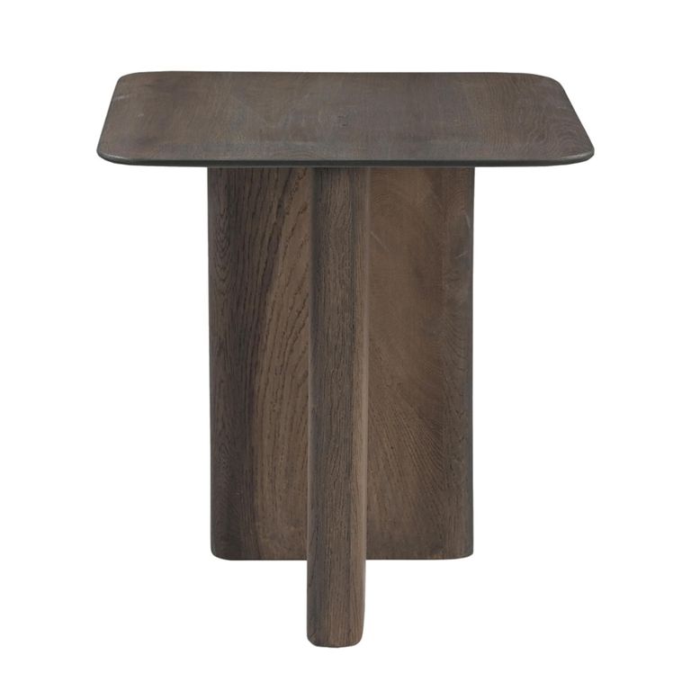 Castello End Table - Square - Smoked Oak