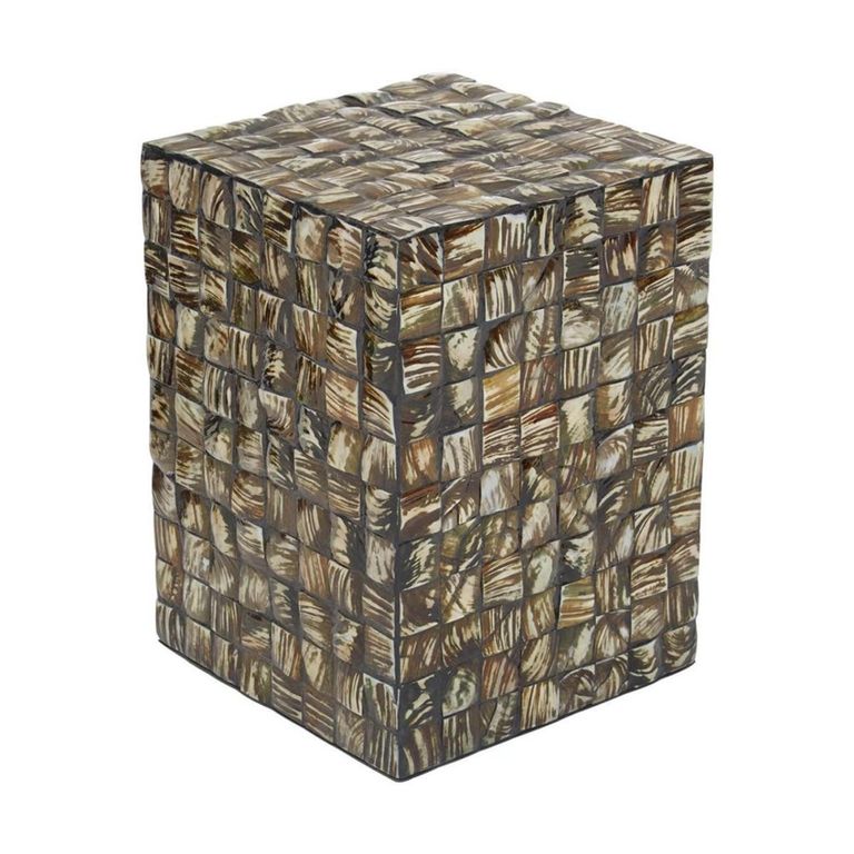 Branna Side Table - Square - Mother of Pearl