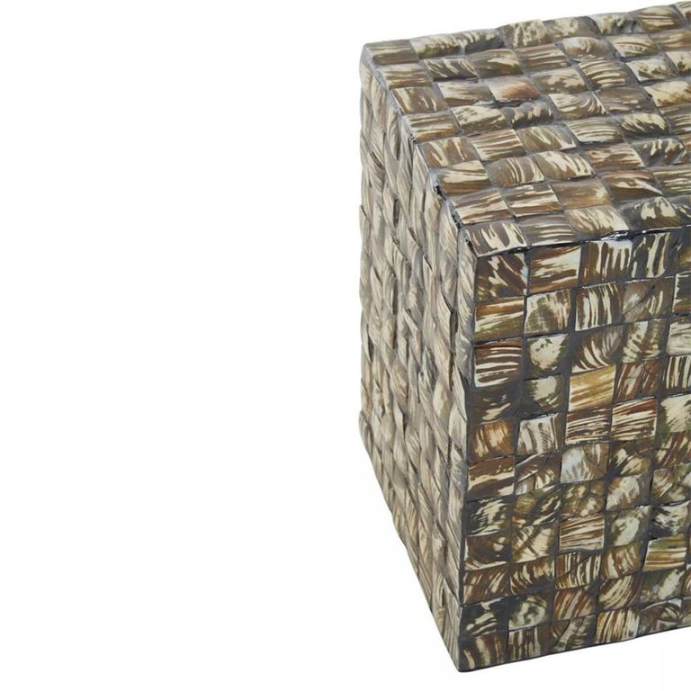 Branna Side Table - Square - Mother of Pearl