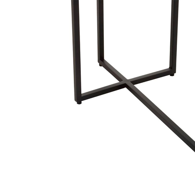 Cercle Side Table - 2 Tier - Round - Smoked Mirror