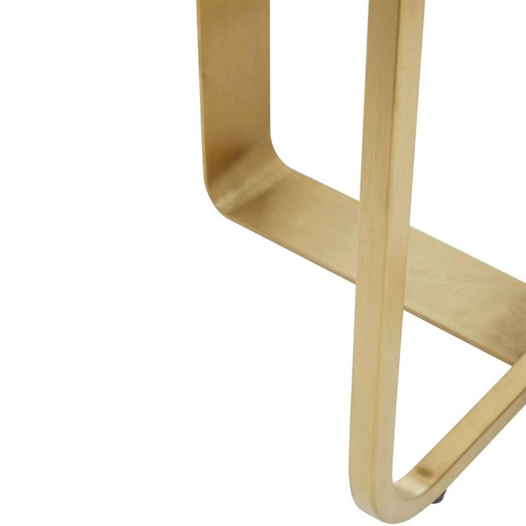 Lena Side Table - Round - Black Oak