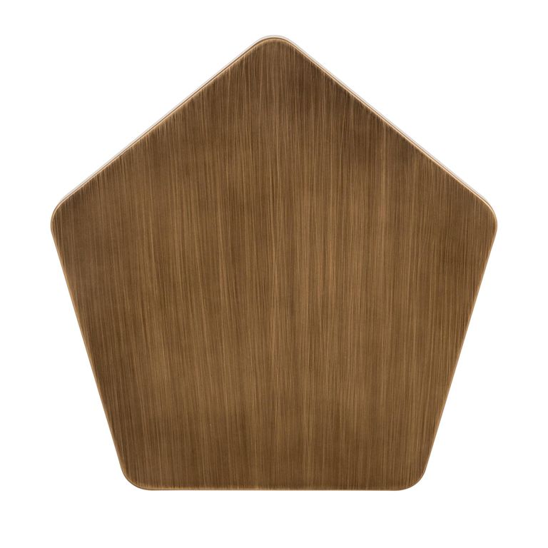 Hexa Side Table - Hexagonal - Brushed Gold