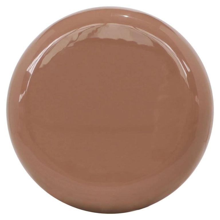 Indie End Table - Round - Mocha Mousse - Polyresin