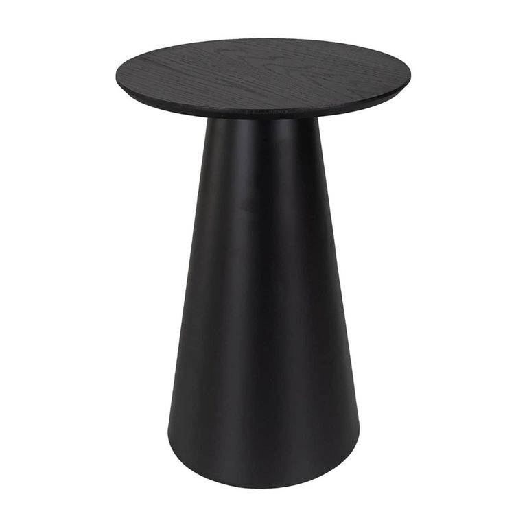 Jazz Black Round Side Table