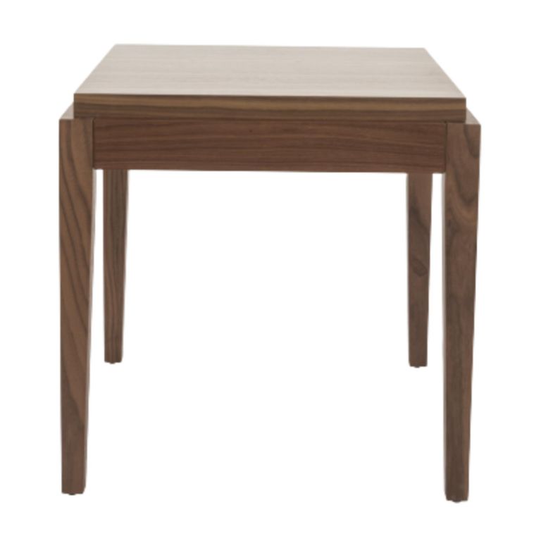 Peony Lamp Table - Square - Walnut - Wood