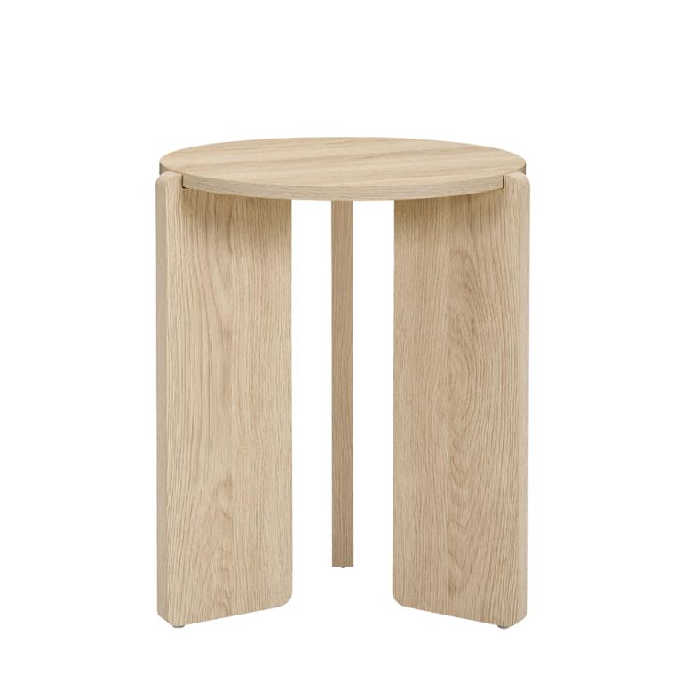 Halo Side Table - Round - Oak - Wood
