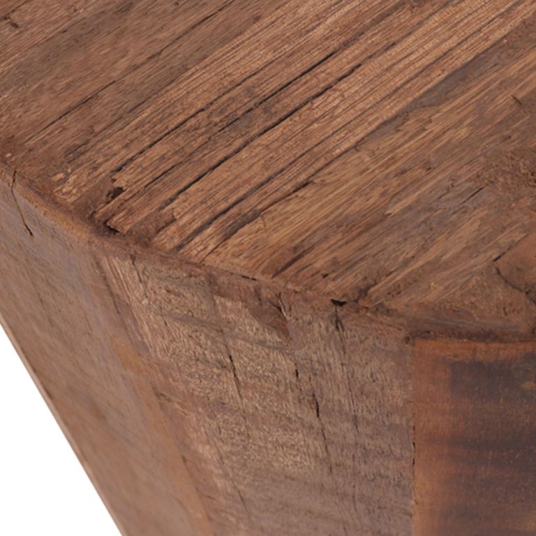 Bassano Side Table - Round - Small - Natural - Teak Wood