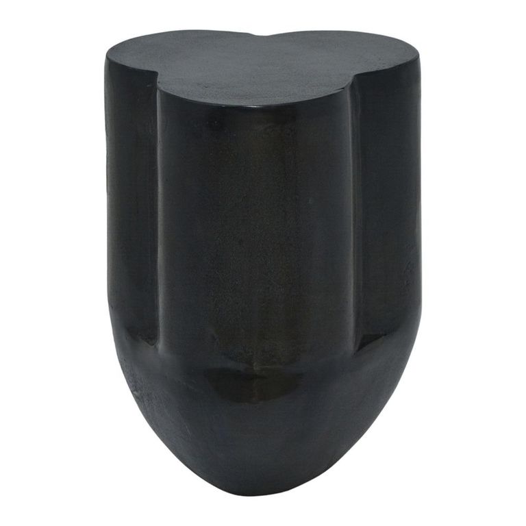 Ace Side Table - Sculptural Design - Black - Aluminium