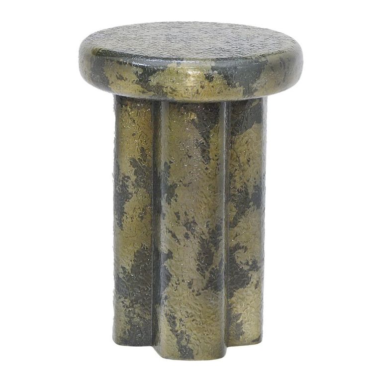 Osaka Side Table - Round - Antique Brass - Aluminium