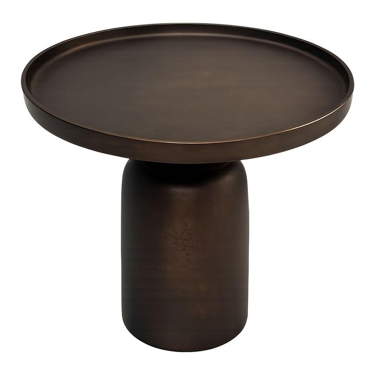 Doha Side Table - Round - Bronze - Aluminium