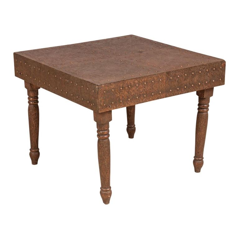 Side Table - Square - Copper - Metal