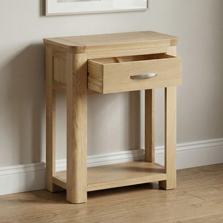 Treviso Oak Side Table - 1 Drawer