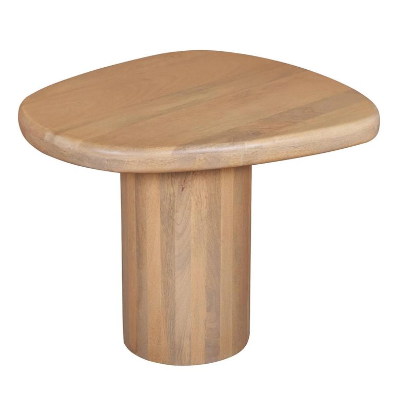 Austin Side Table - Abstract - Natural - Mango Wood