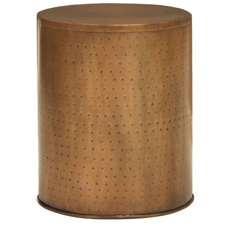 Arti Side Table - Round - Antique Brass Effect