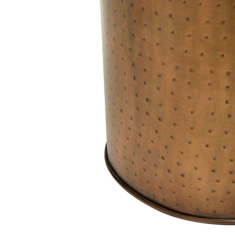 Arti Side Table - Round - Antique Brass Effect