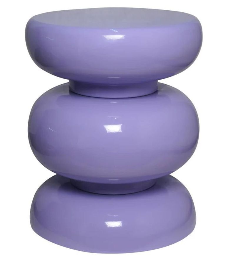Jari Purple Round End Table