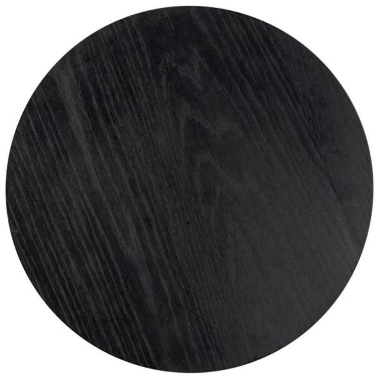 Jazz Black Round Side Table