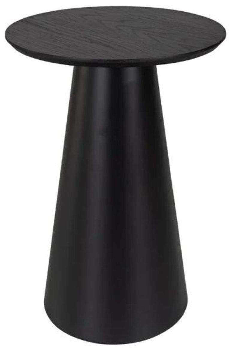 Jazz Black Round Side Table