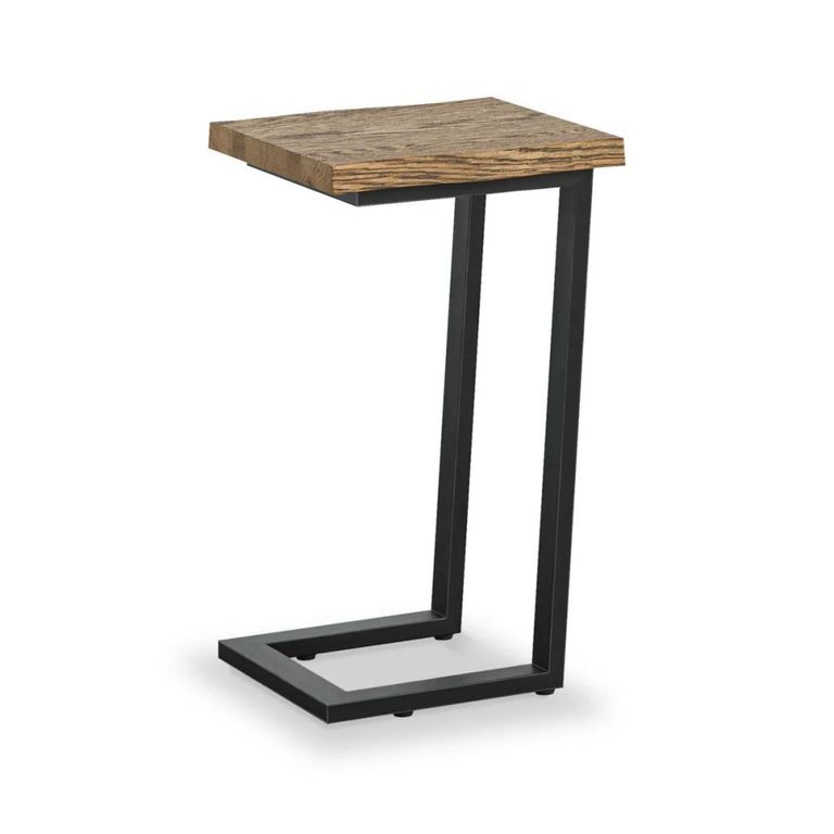 Jersey Side Table - Square Industrial Style - Oak