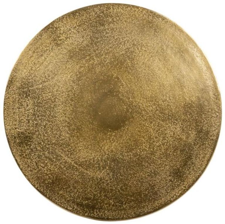 Macey Gold Round Side Table