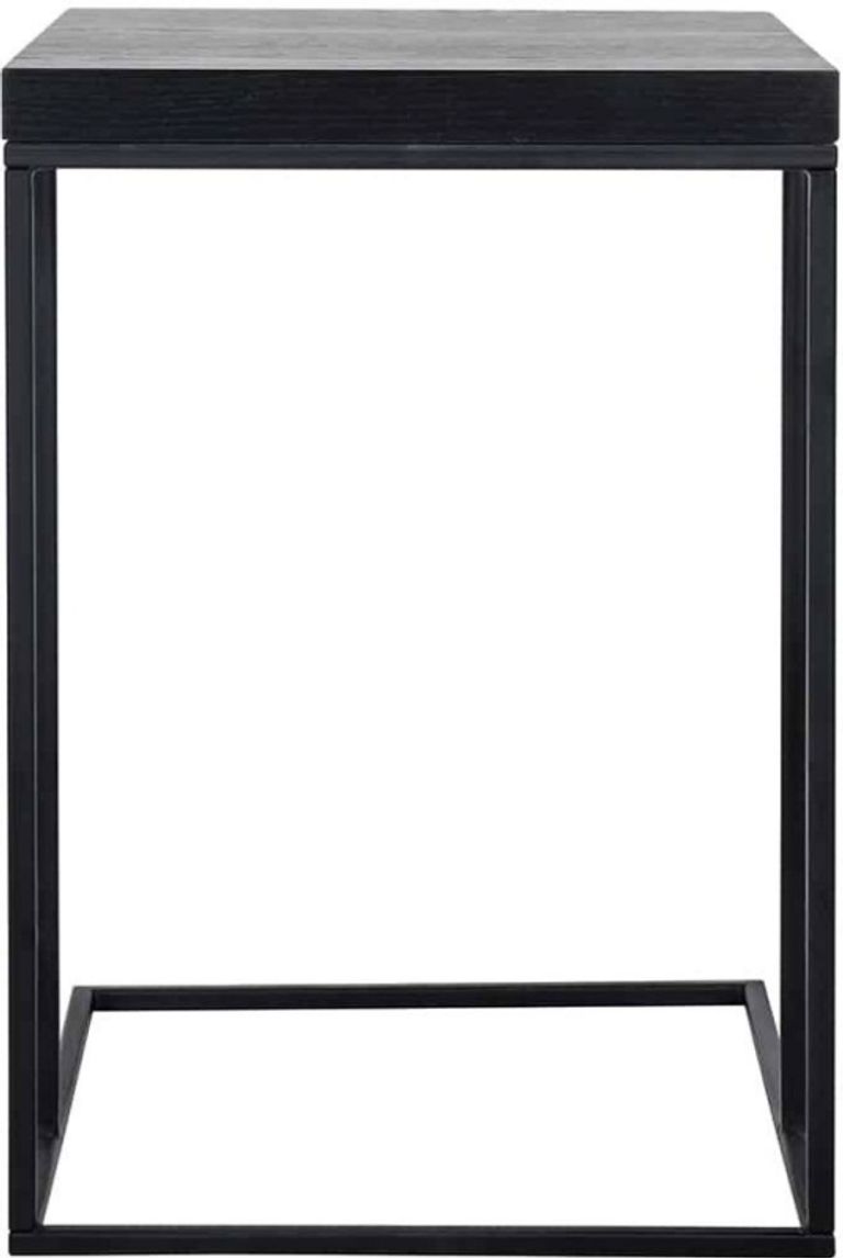 Oakura Black Oak Sofa Side Table
