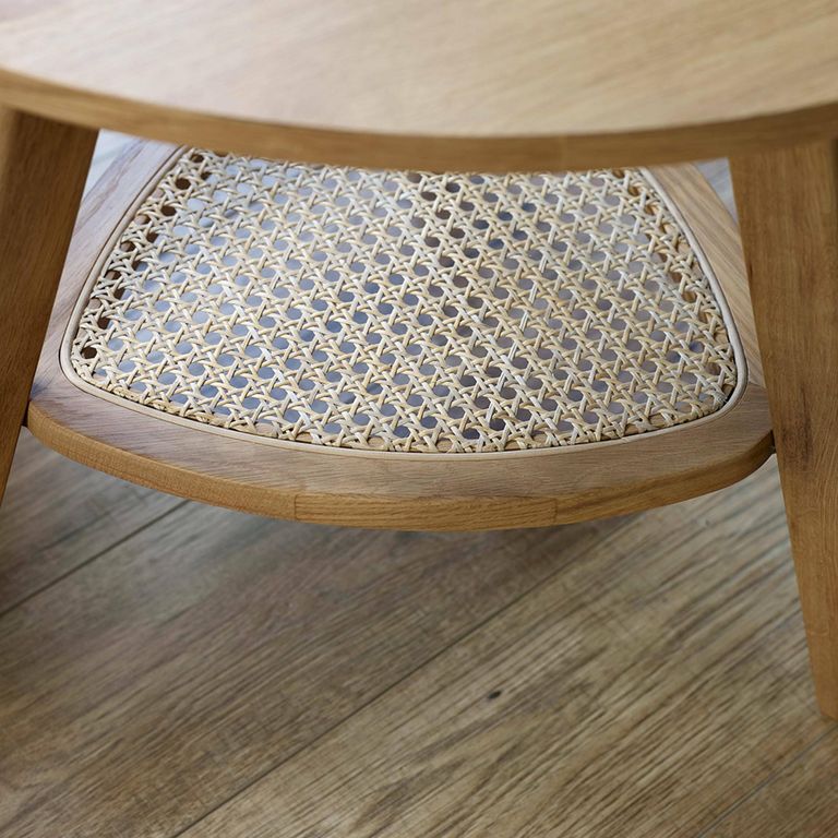 Vera Side Table - Triangular - Oak