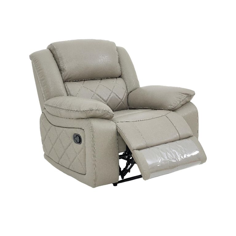 Bentley Recliner Armchair - Grey Leather