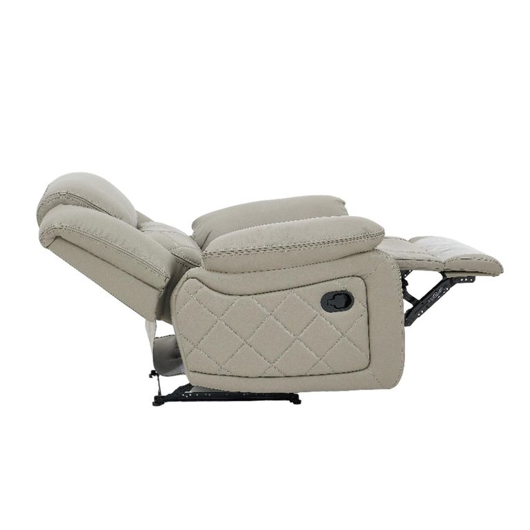 Bentley Recliner Armchair - Grey Leather