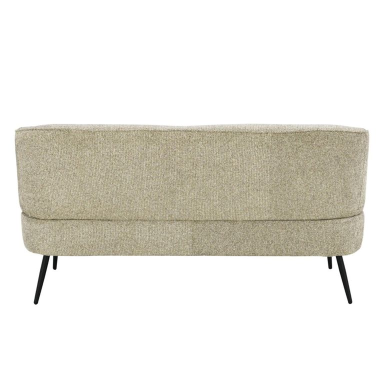 Coco Sofa - 2 Seater - Curved Back - Beige - Fabric
