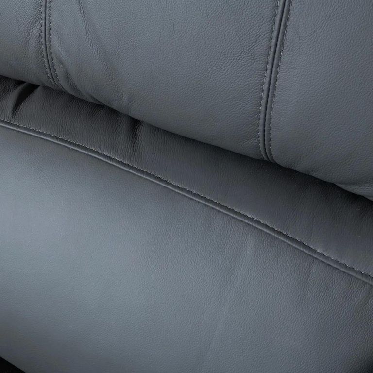 Clearance - London Electric Recliner Sofa - 2 Seater - Grey Leather