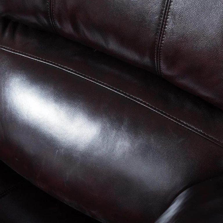 Clearance - London Electric Recliner Sofa - 2 Seater - Burgundy Leather
