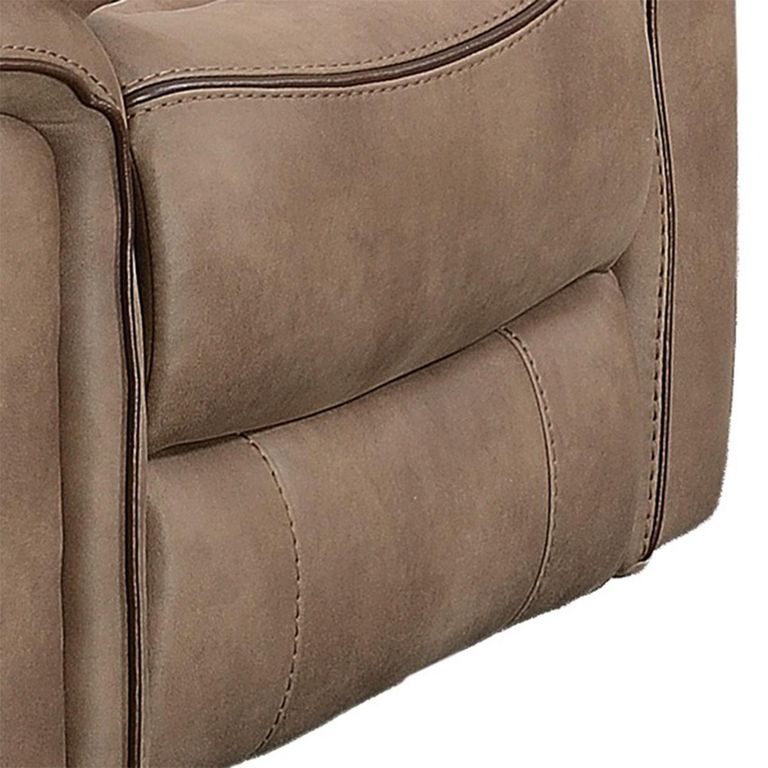 Richmond Manual Recliner Armchair - Sahara - Leather Look Fabric