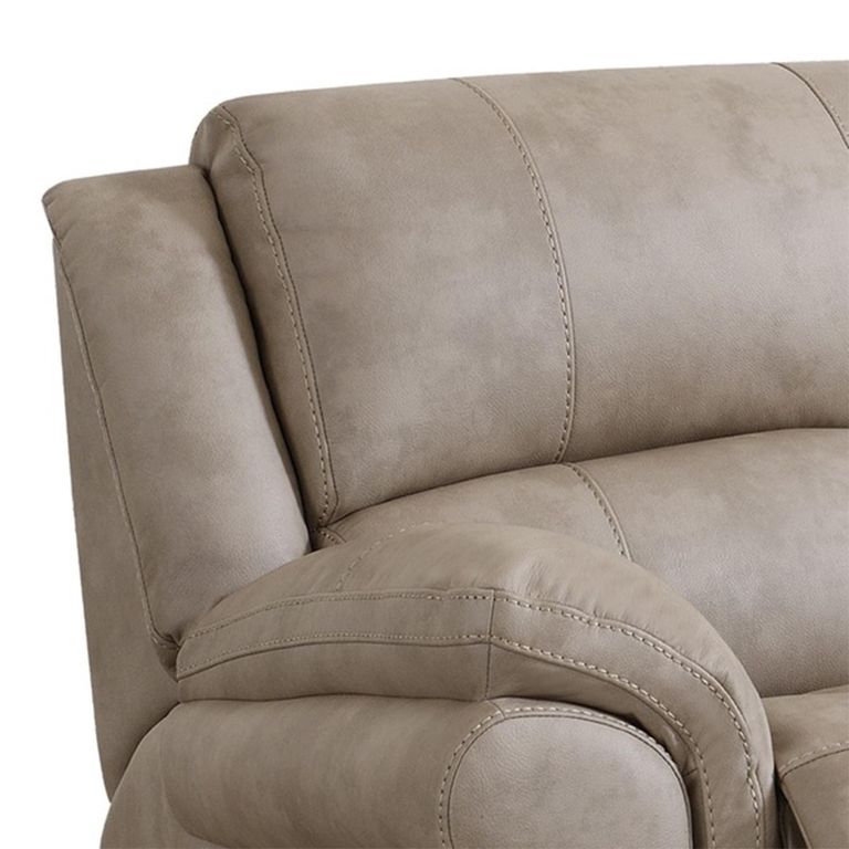 Farnham Ultra Manual Recliner Sofa - 2 Seater - Stone - Fabric